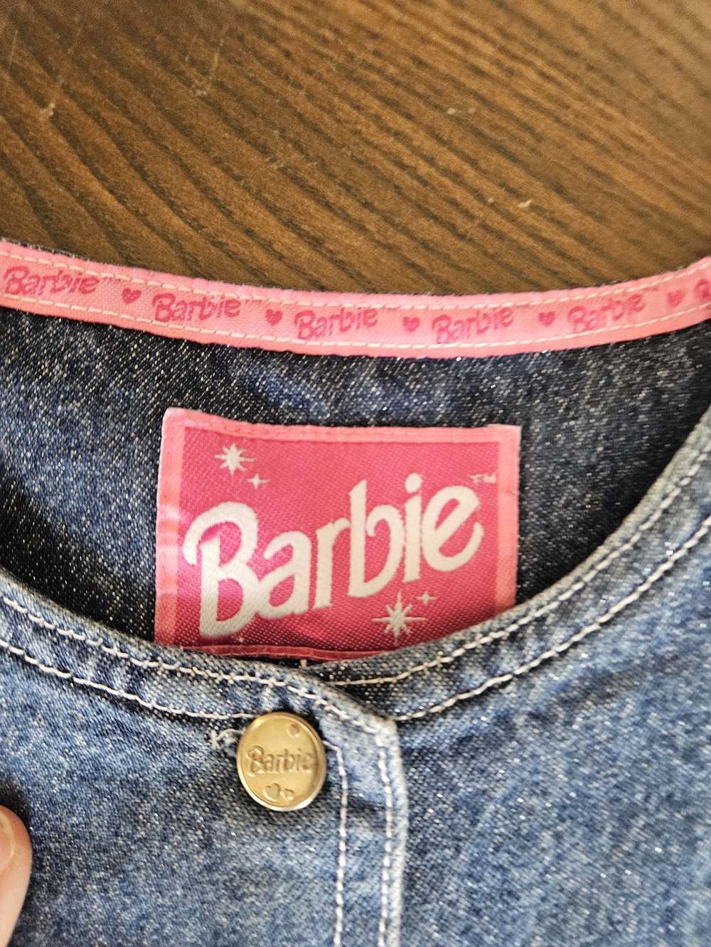 SZ 4T-5T 90s Barbie Vintage KIDS Denim Jeans